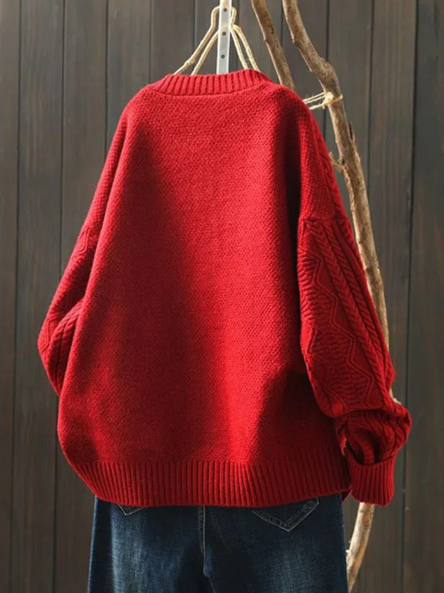 THE LORENZA | STRICKJACKE MIT KABELMUSTER