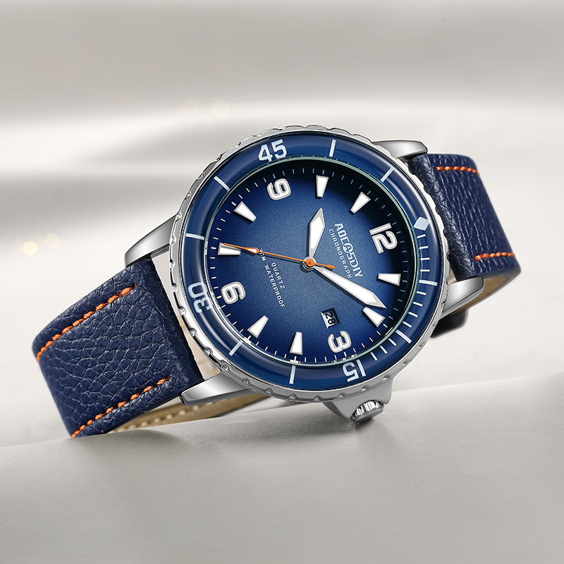 Lederarmband Freizeituhr