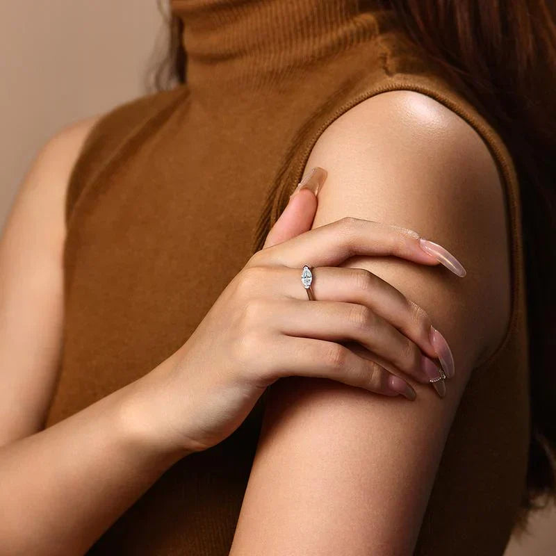 Hailey Playa Dünner Ring | Gold