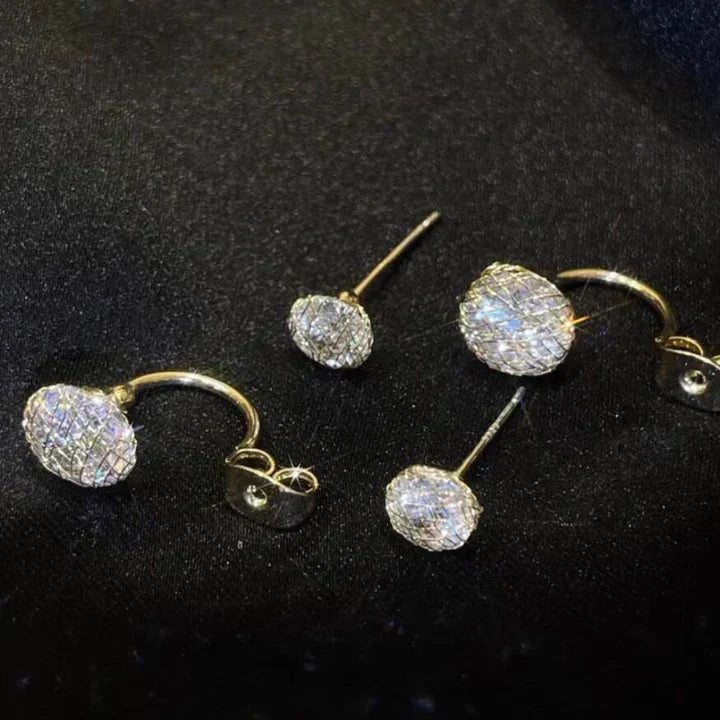 Goldene Minerva Justina Ohrringe