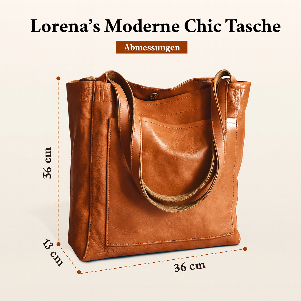 Stilvolle Ledertasche Lorenas Moderner Chic
