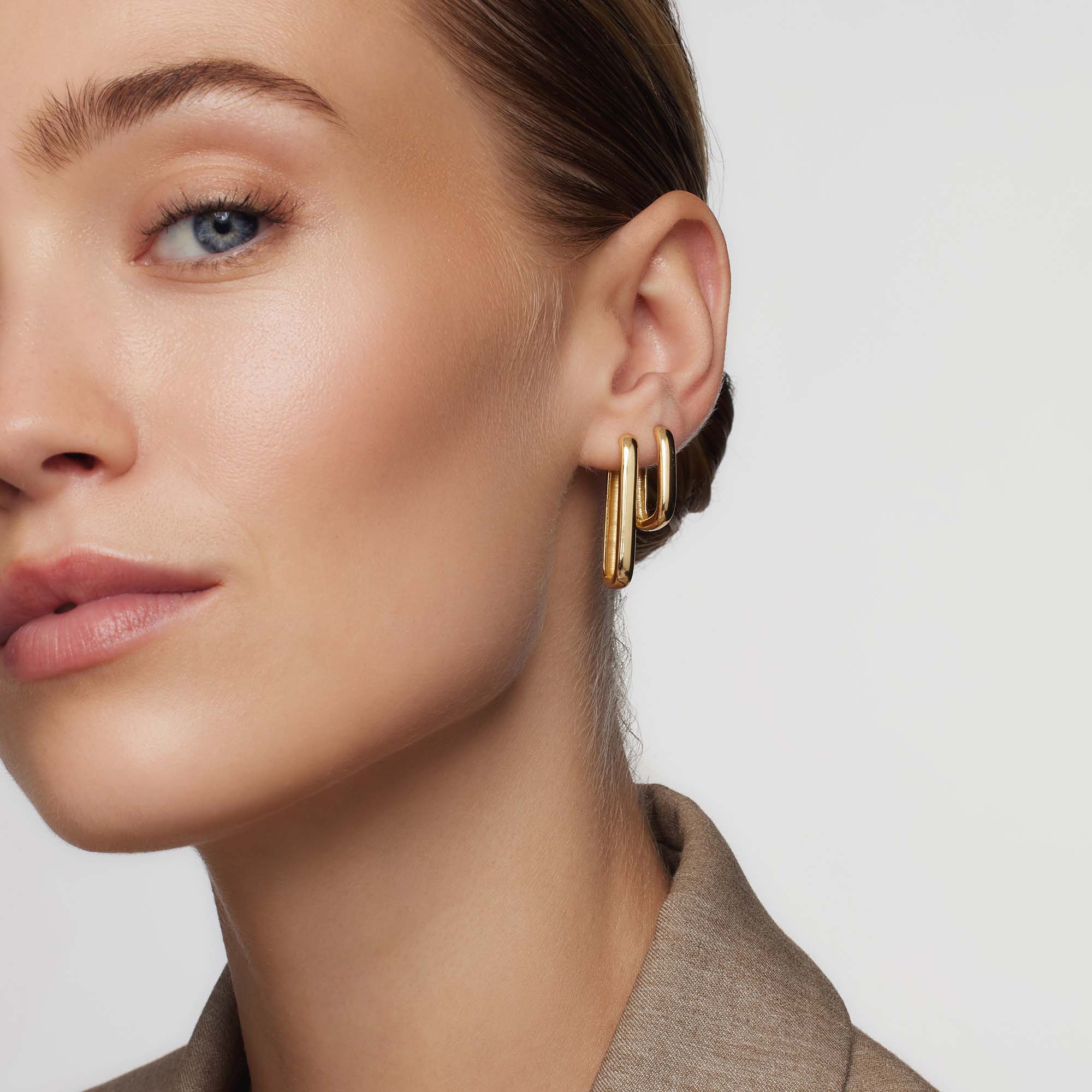 Große Icon Hoops | Gold