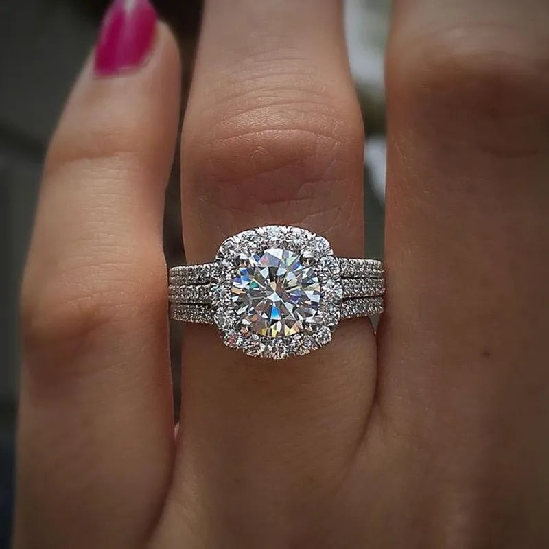 Clarinda Vellori Ring | Weißgold
