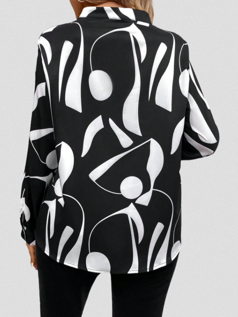 Lyra Satin Schau Bluse