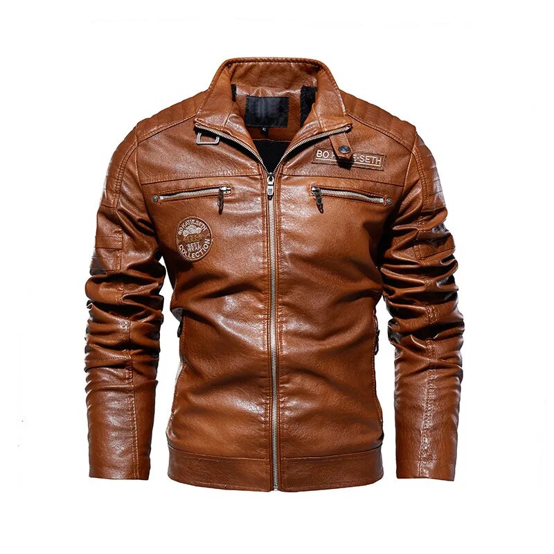 Coleridge | Warme Lederjacke
