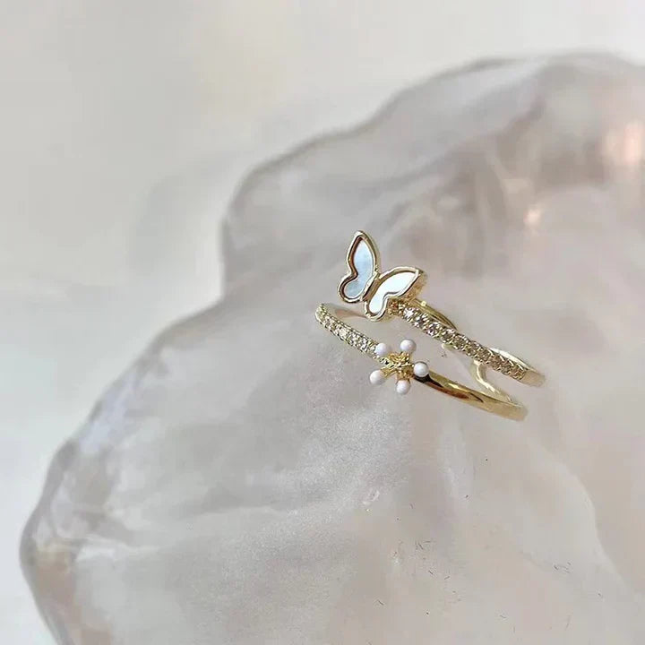 Goldener Nerissa Claravia Ring