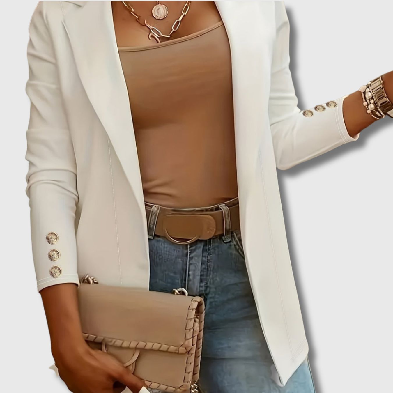 Noémie – Damenjacke Elegant Lang, Limitierte Edition