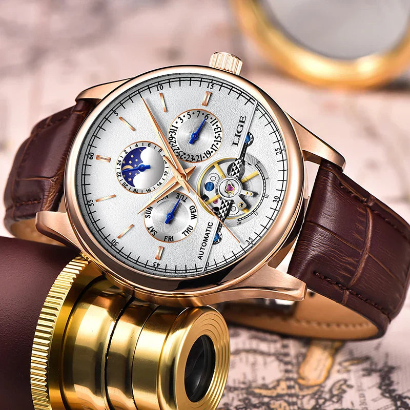 Automatische mechanische Tourbillon-Uhr
