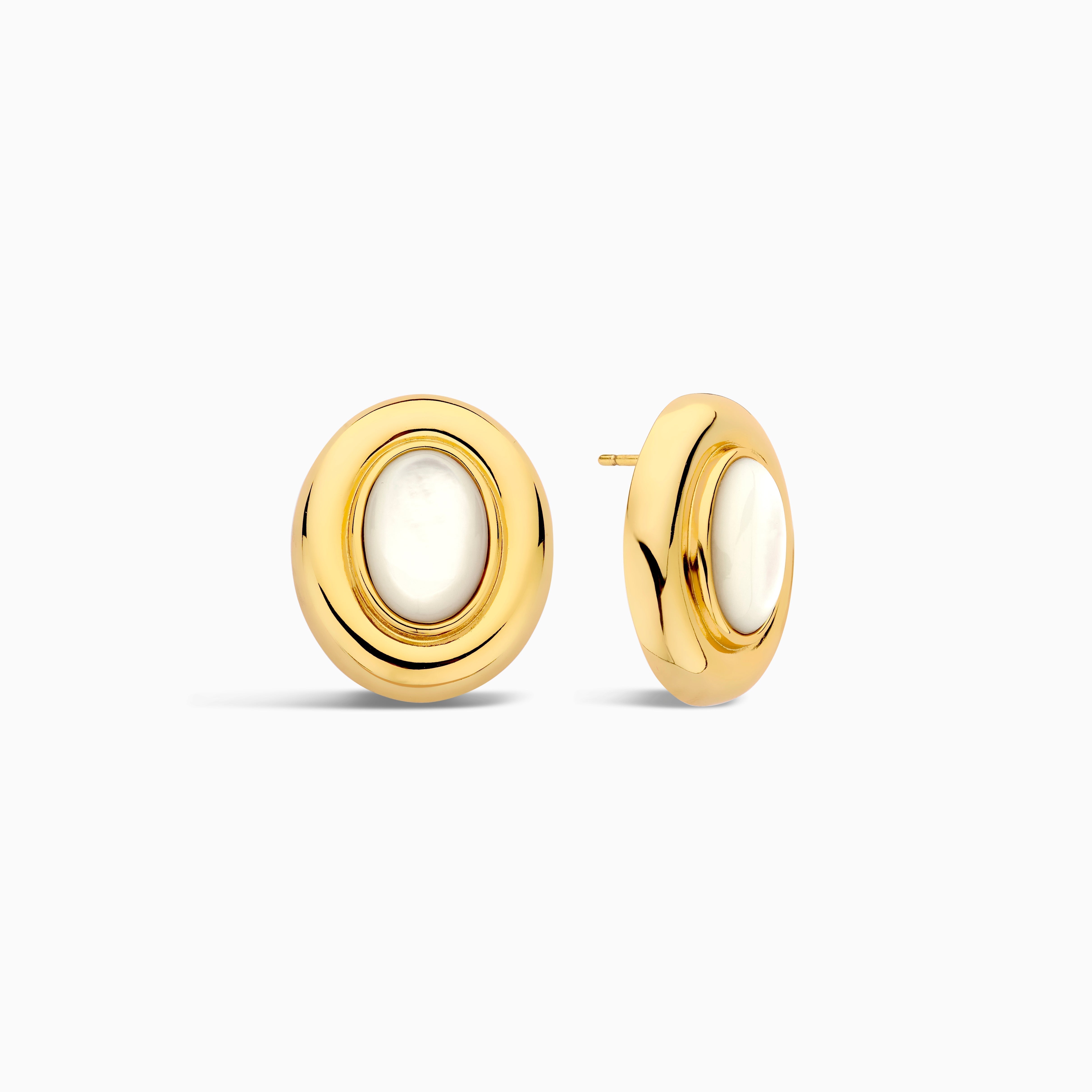 Giselle Perlenohrringe | Gold