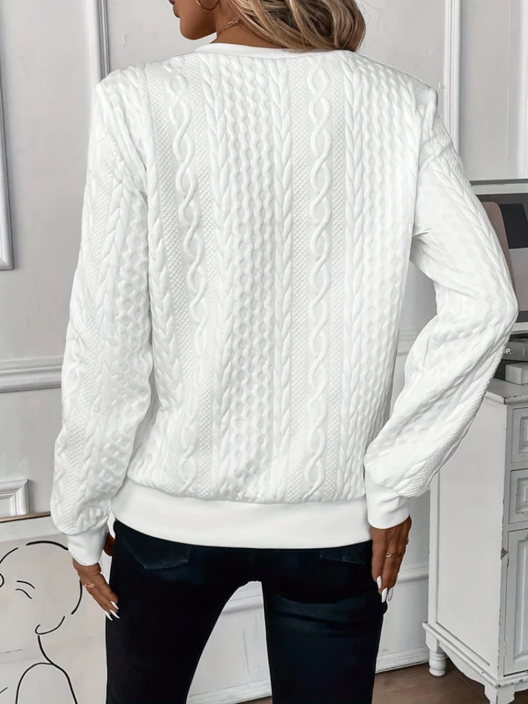 Thalienne Strickpullover Mit Reissverschluss