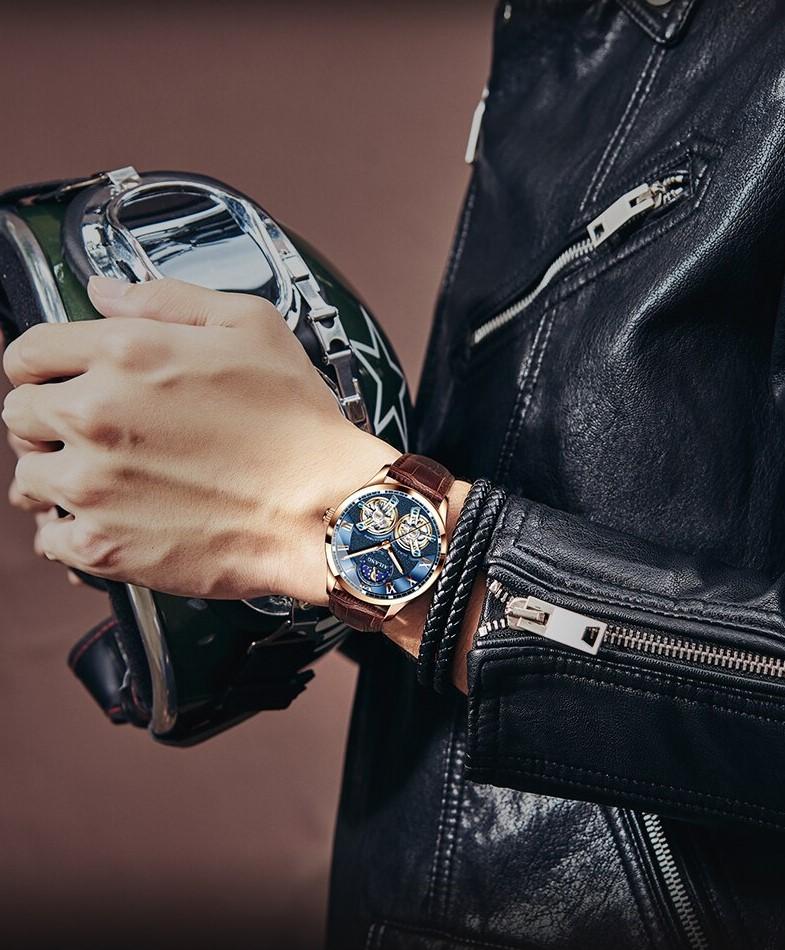 Tourbillon Geschäft Mechanische Uhr