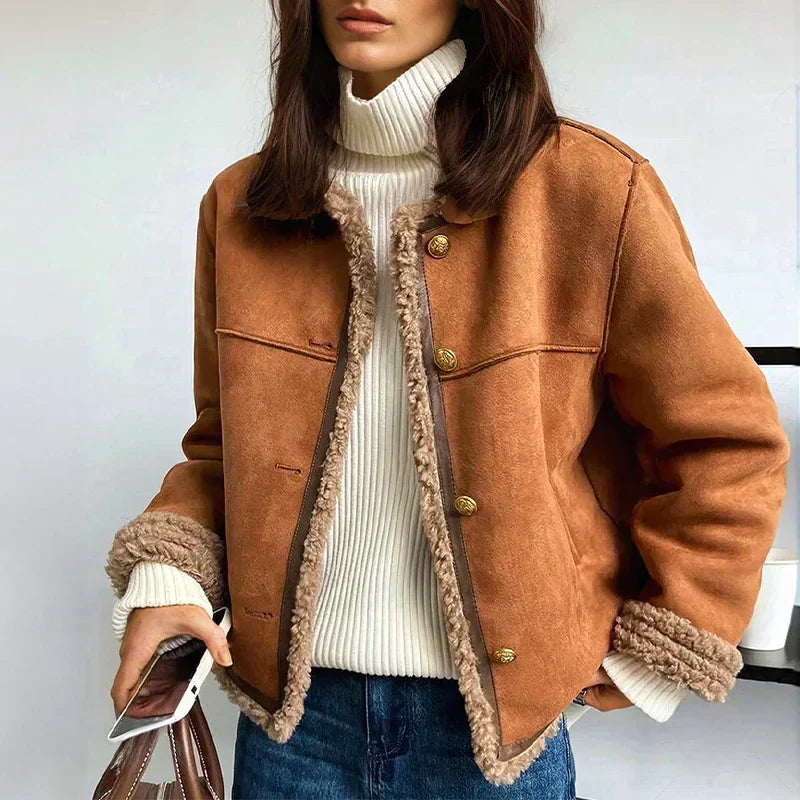Beaumont | Damenjacke mit Schaffellfutter