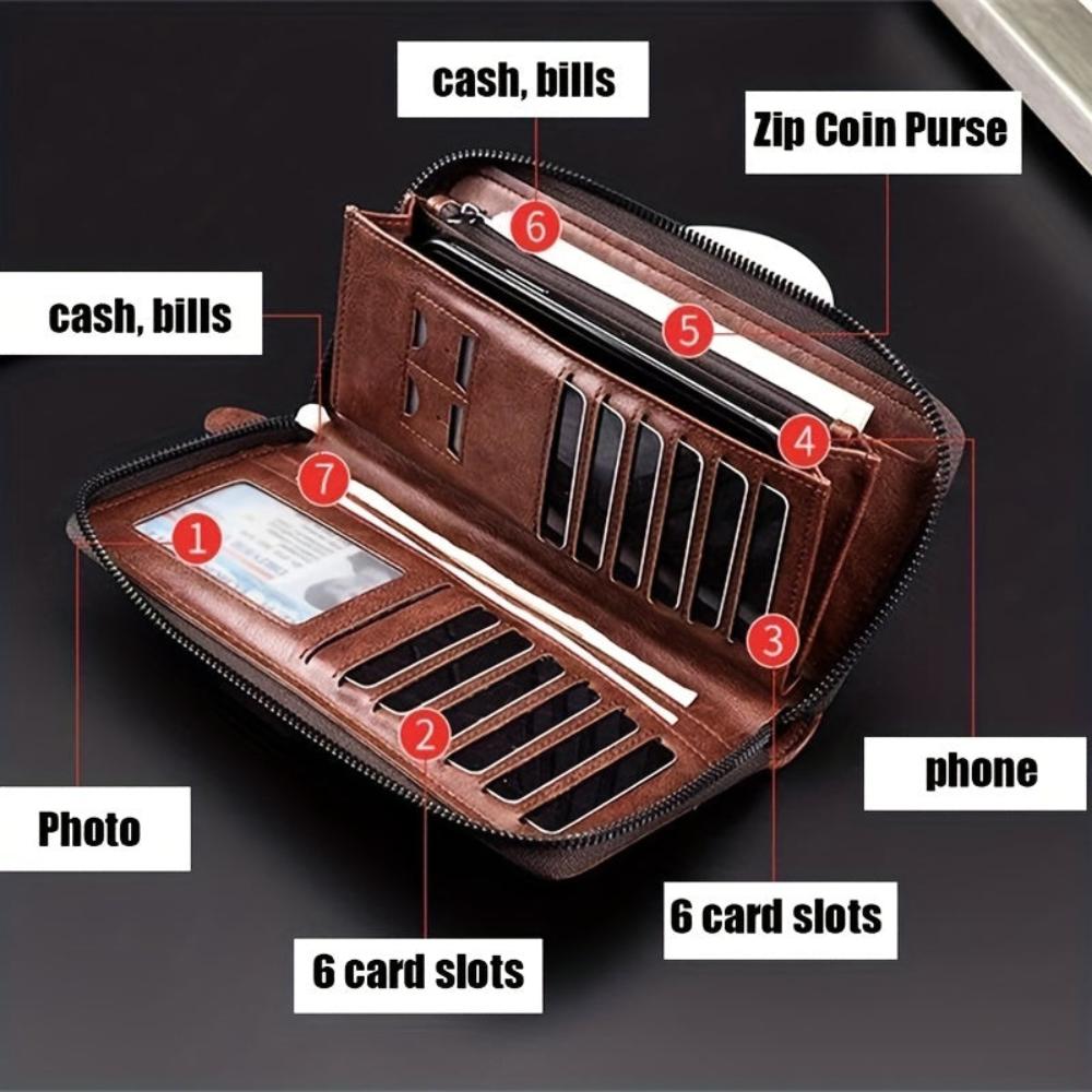 Holden RFID Schutz Clutch mit Reißverschluss