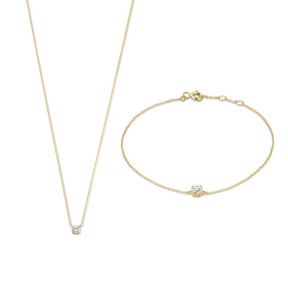 Cléa Moissanit Stein | Gold