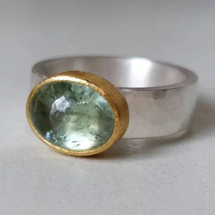 Retro Ring in Grün