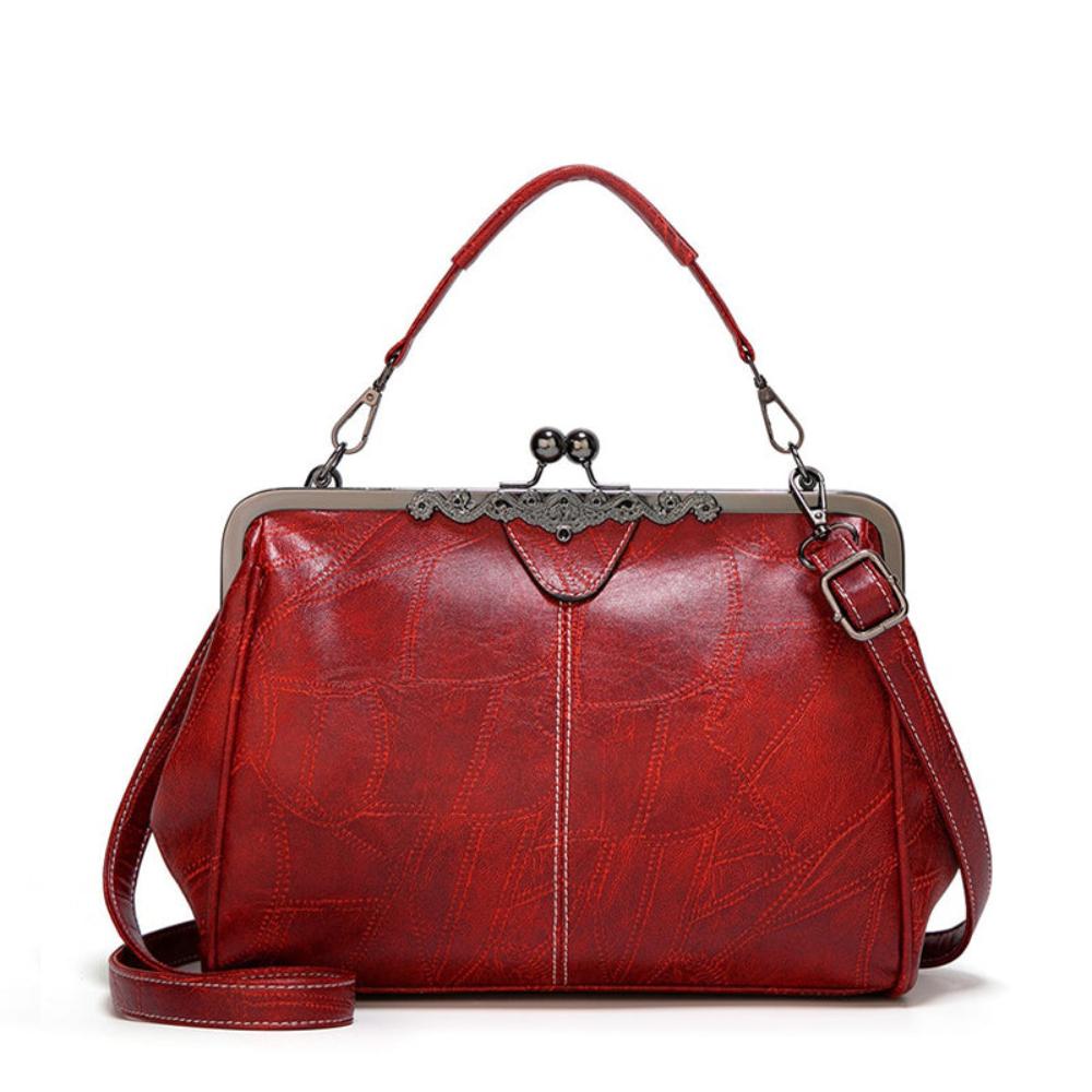 Kussverschluss-Handtasche – elegant