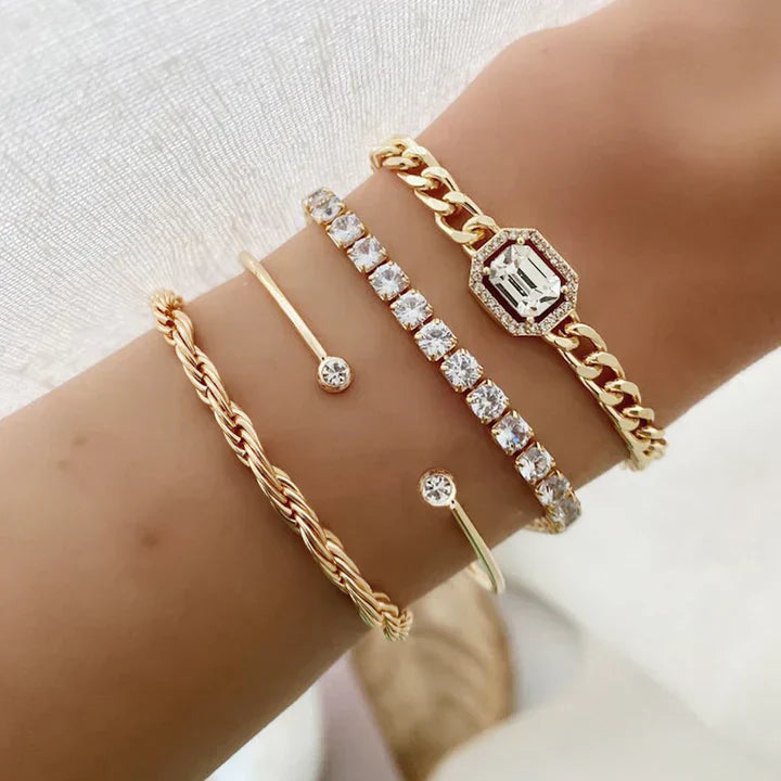 Domitia Calvina Armbandset | Weißgold