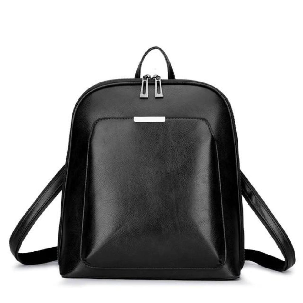 Klassischer Rucksack mit doppeltem Reißverschluss – elegantes Design