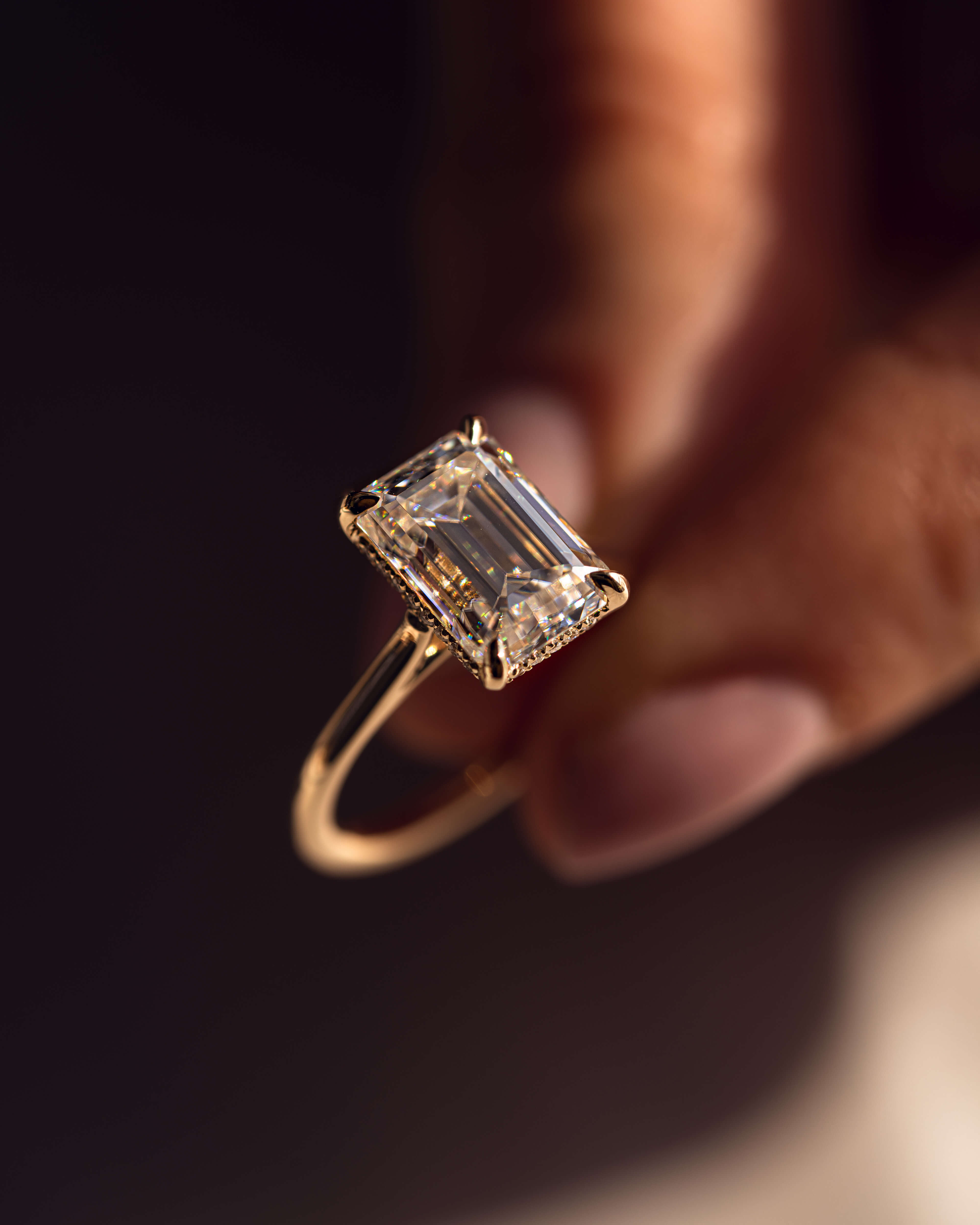 Caroline - Smaragd | Gold