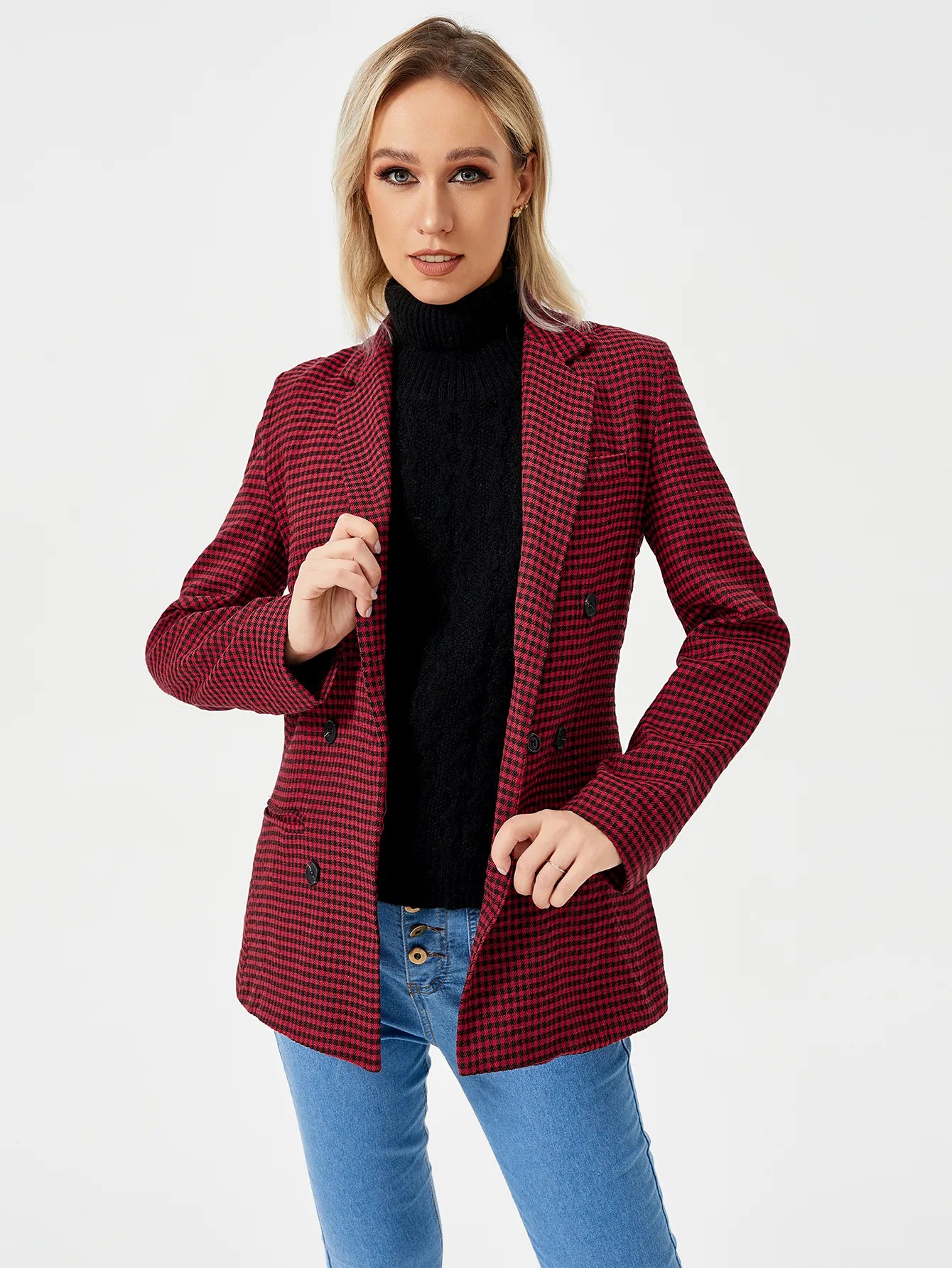 Sabine – Damenblazer Chic Tweed, Limitierte Edition