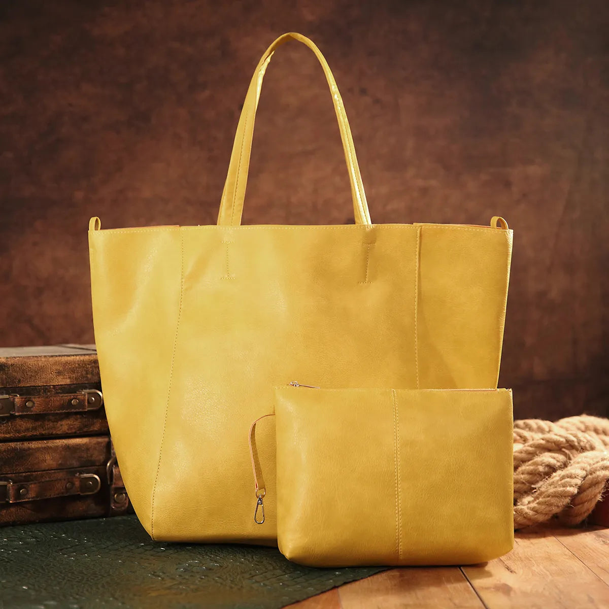 Renees Retro-Weichheit | Große Tragetasche