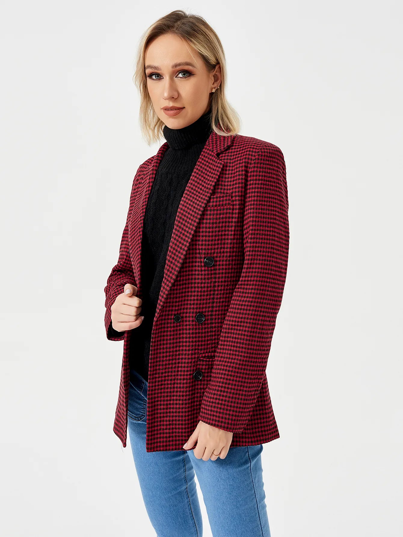 Sabine – Damenblazer Chic Tweed, Limitierte Edition