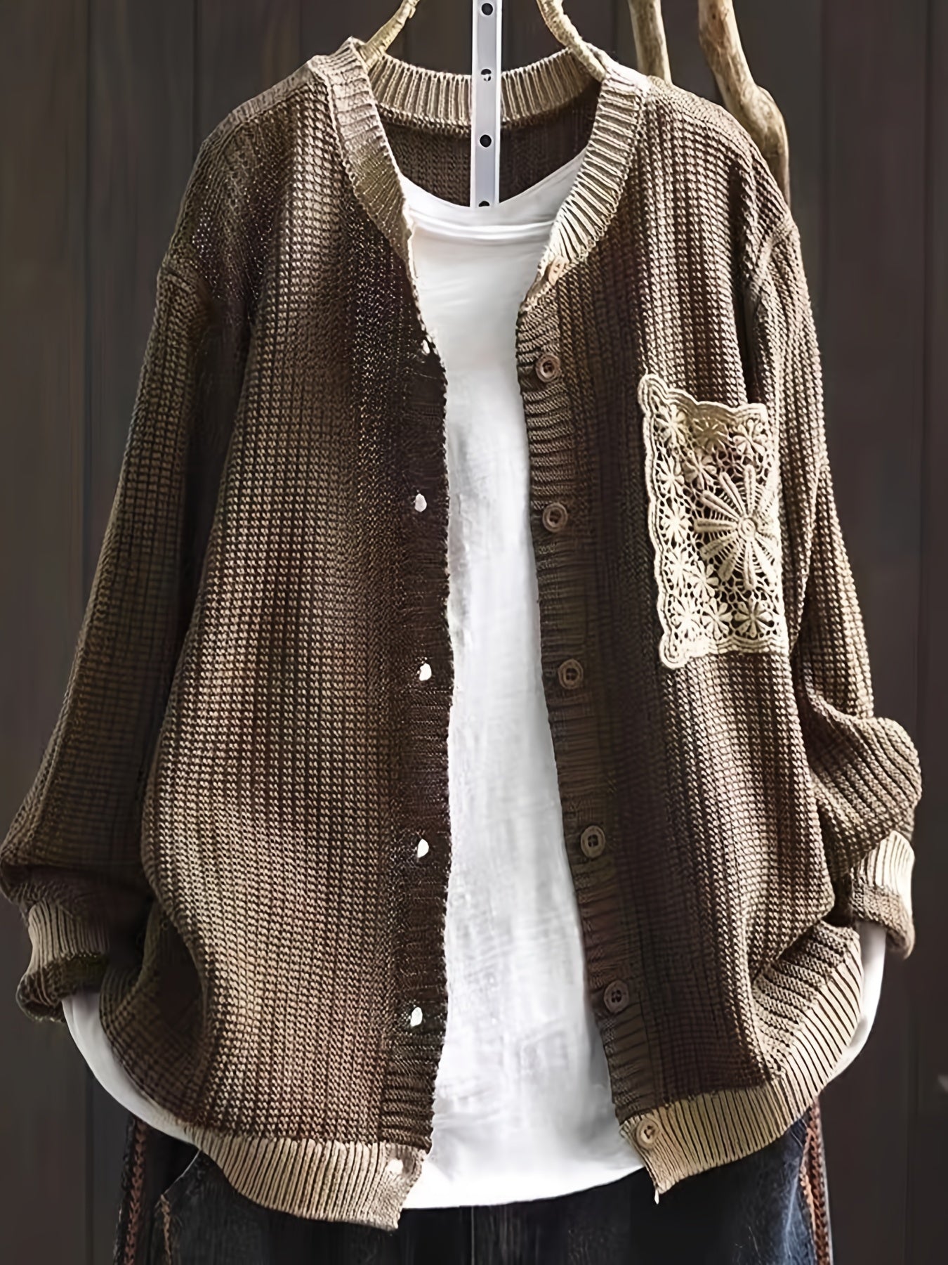 THE MARCELLINE | STRICK-TASCHENMANTEL