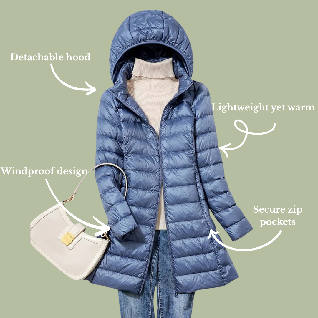 Henley | Leichte Daunenjacke