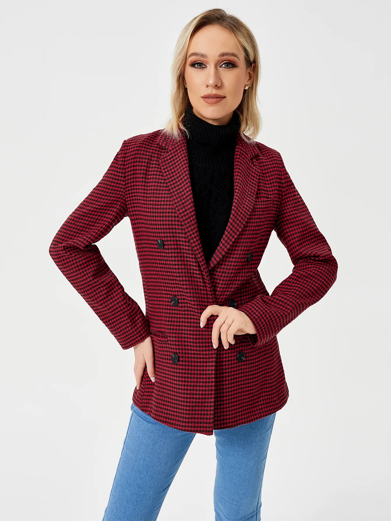 Sabine – Damenblazer Chic Tweed, Limitierte Edition