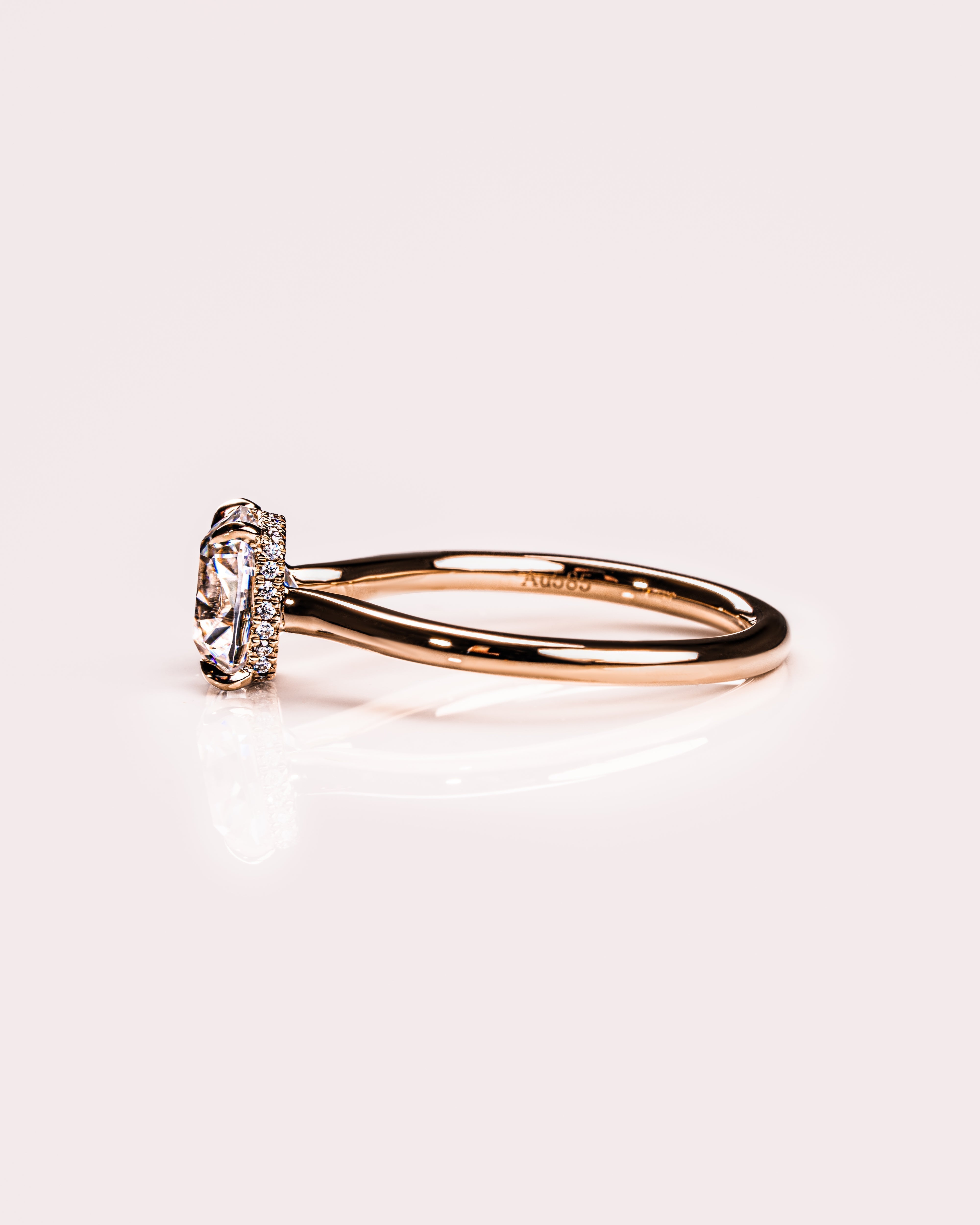 Jasmine Längliches Kissen | Gold