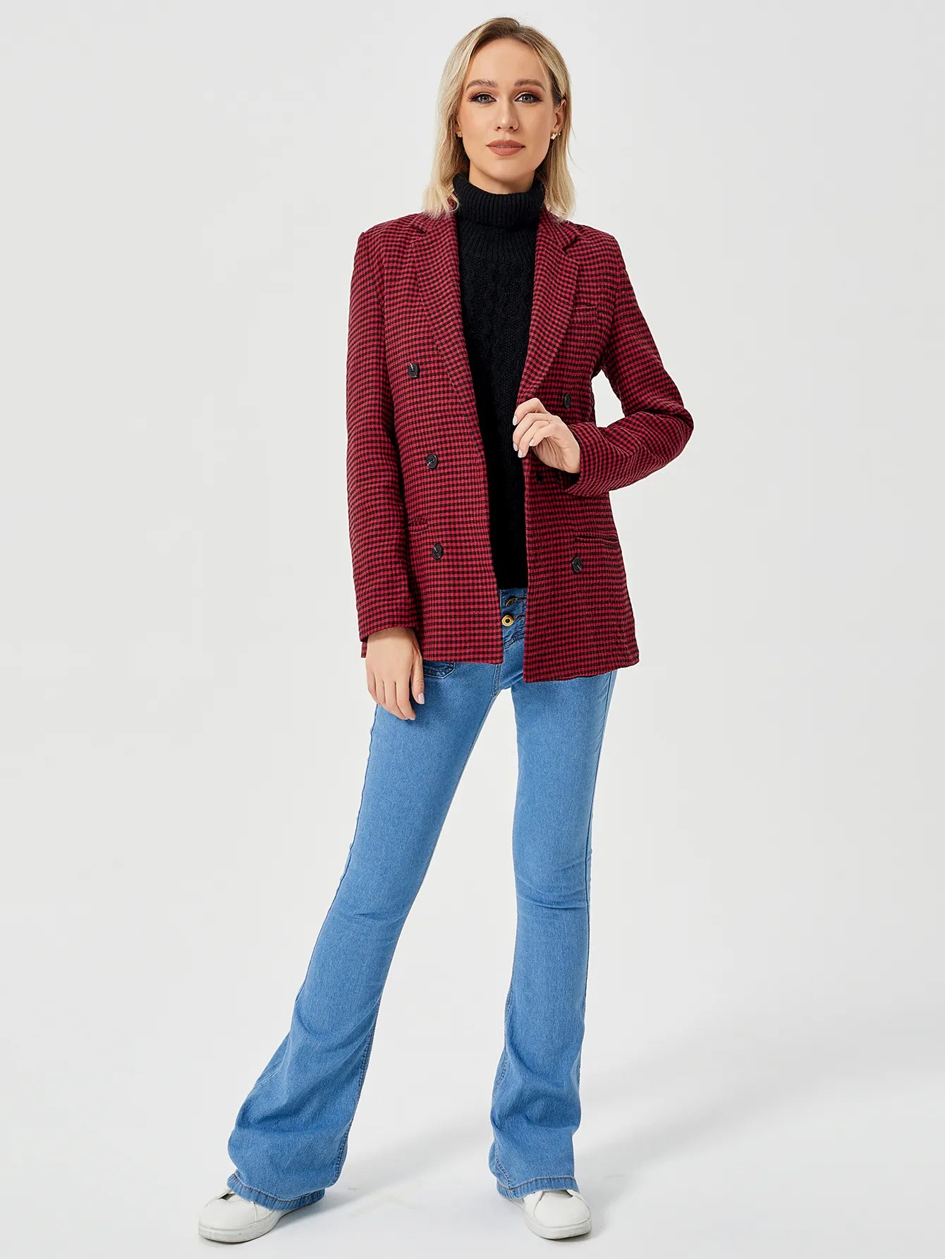 Sabine – Damenblazer Chic Tweed, Limitierte Edition