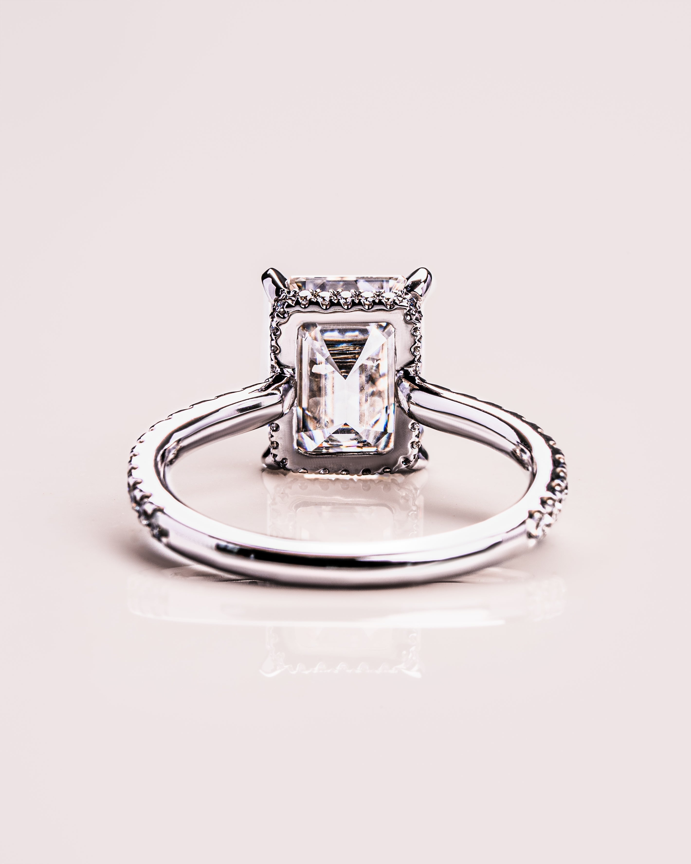 Jasmin (mit Pavé) – Smaragd | Silber