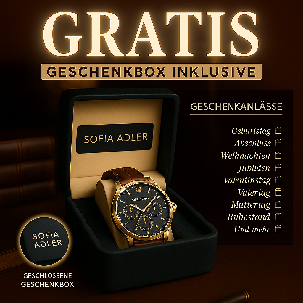 Lederarmband Freizeituhr