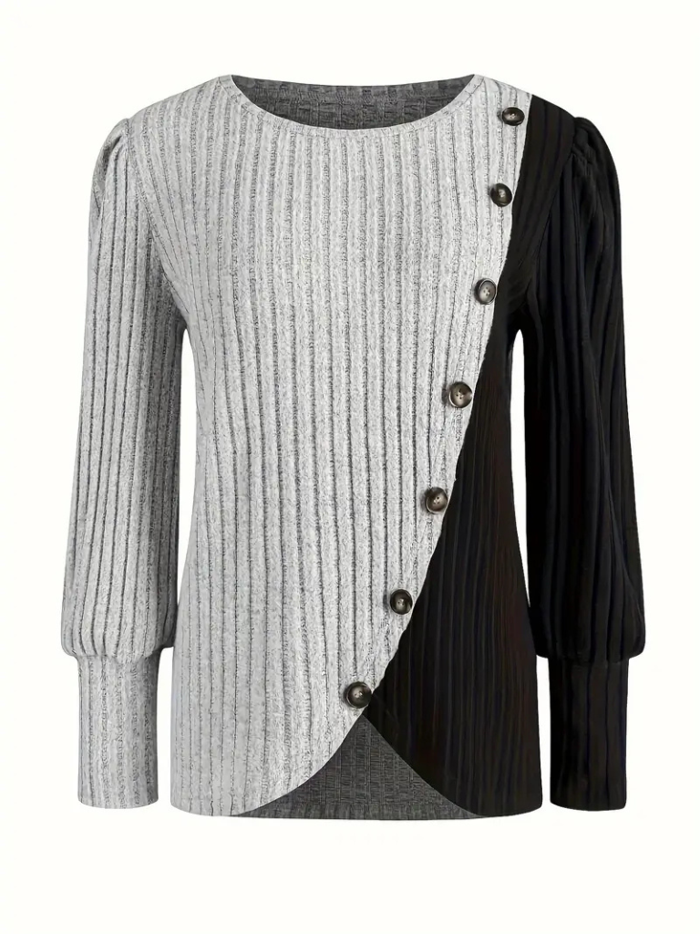 Kaia Lässiger Strick Langarmshirt
