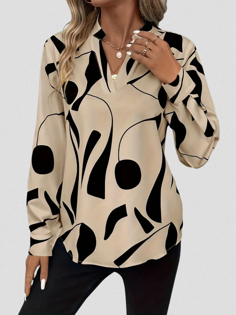 Lyra Satin Schau Bluse