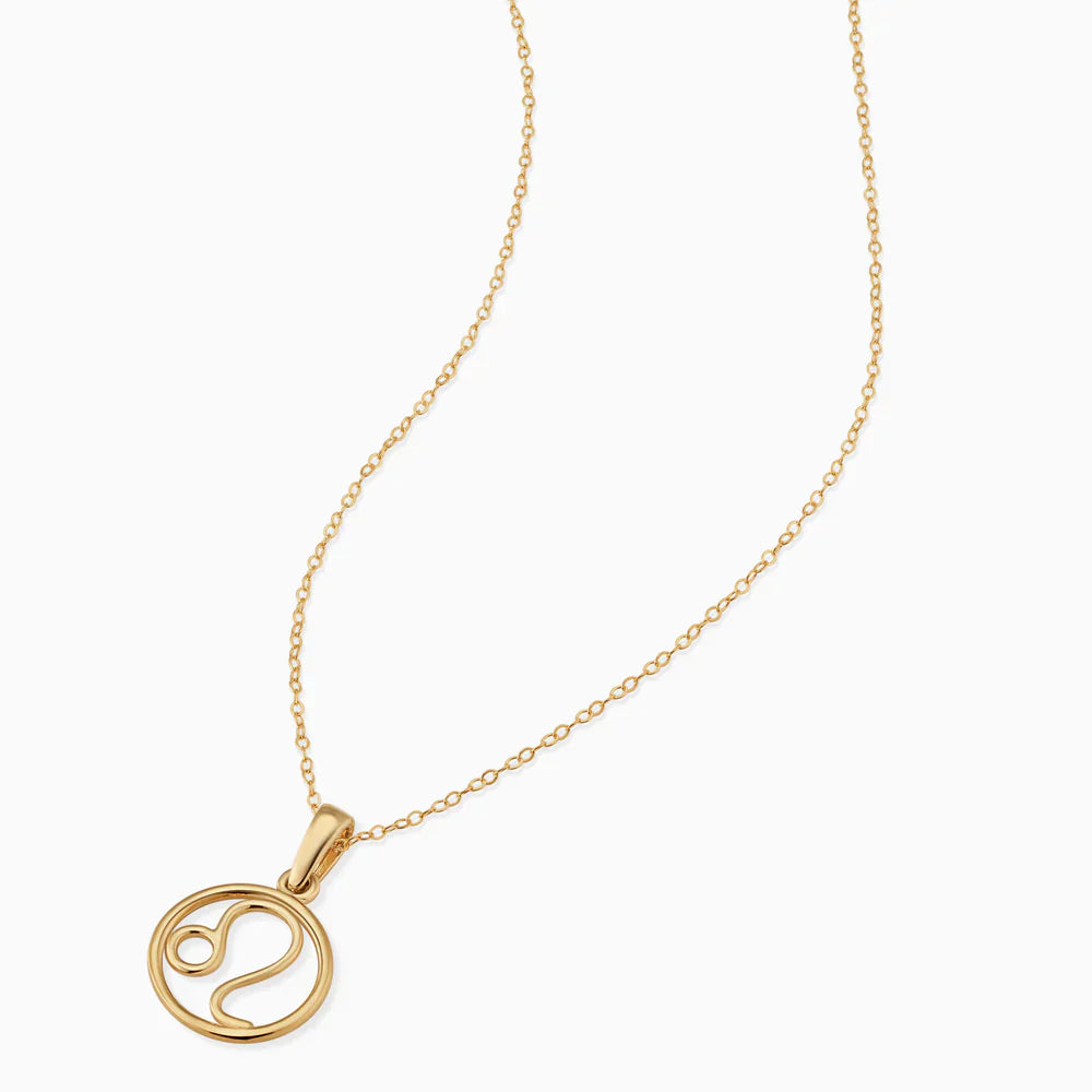 Goldene Sternzeichen Halskette