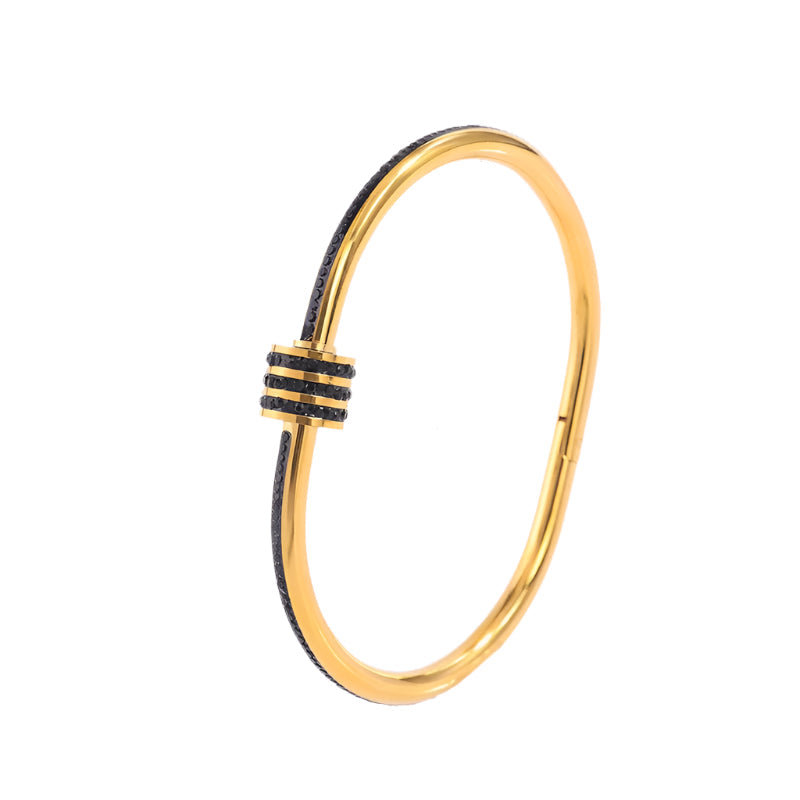 Weißes Tessandra Virelli Armband aus Gold