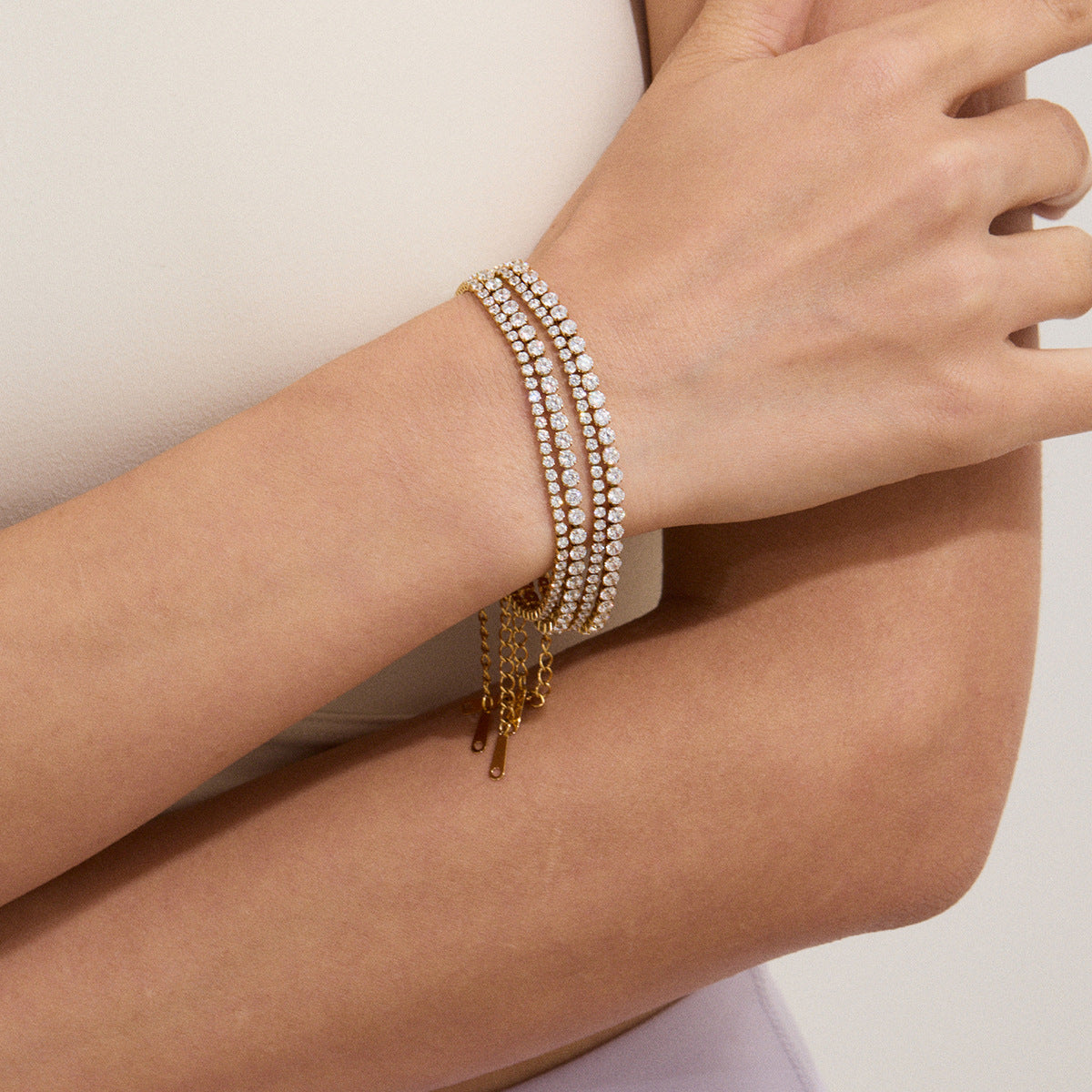 Goldenes Sola Maroux Armbandset