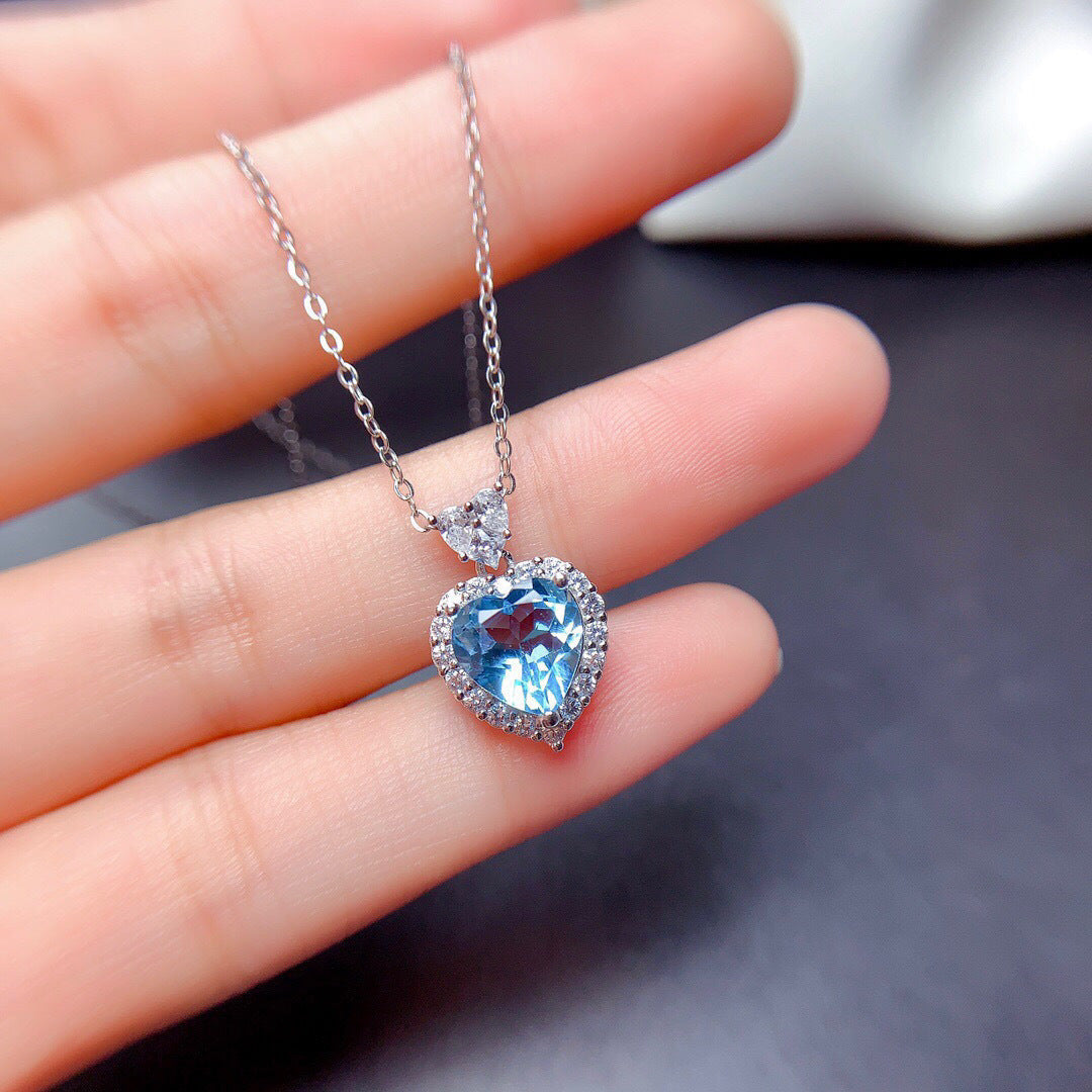Liora Amorique Blau Set | Weißgold