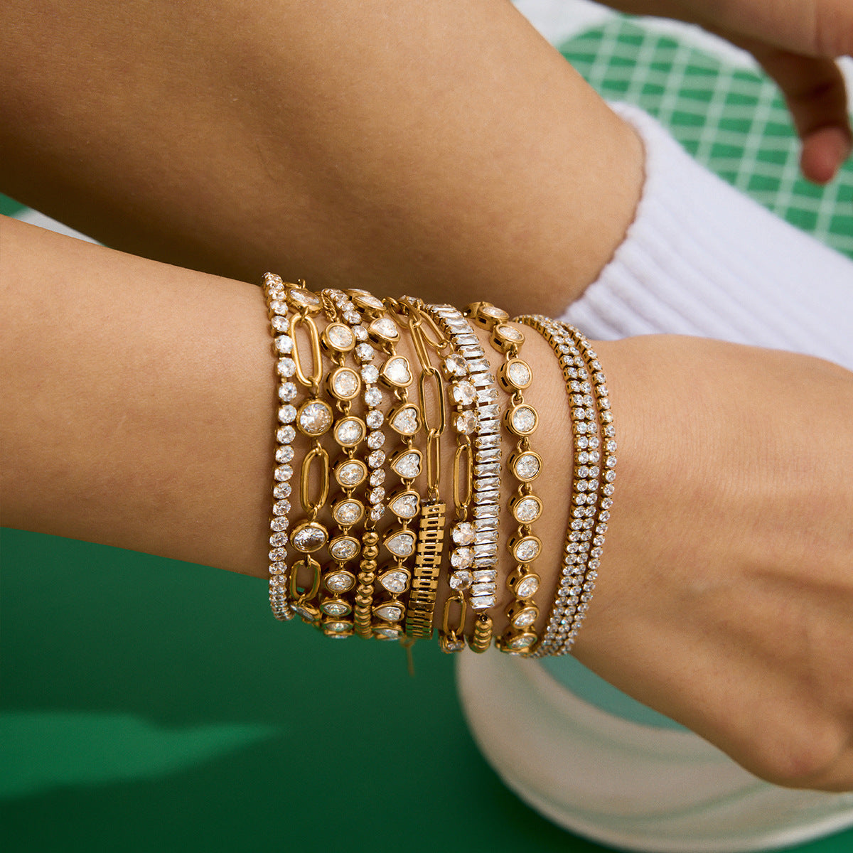 Goldenes Sola Maroux Armbandset