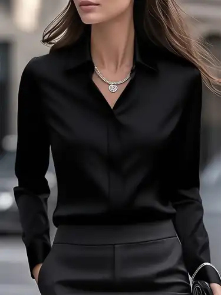 Marielle Bluse In Satin Schau