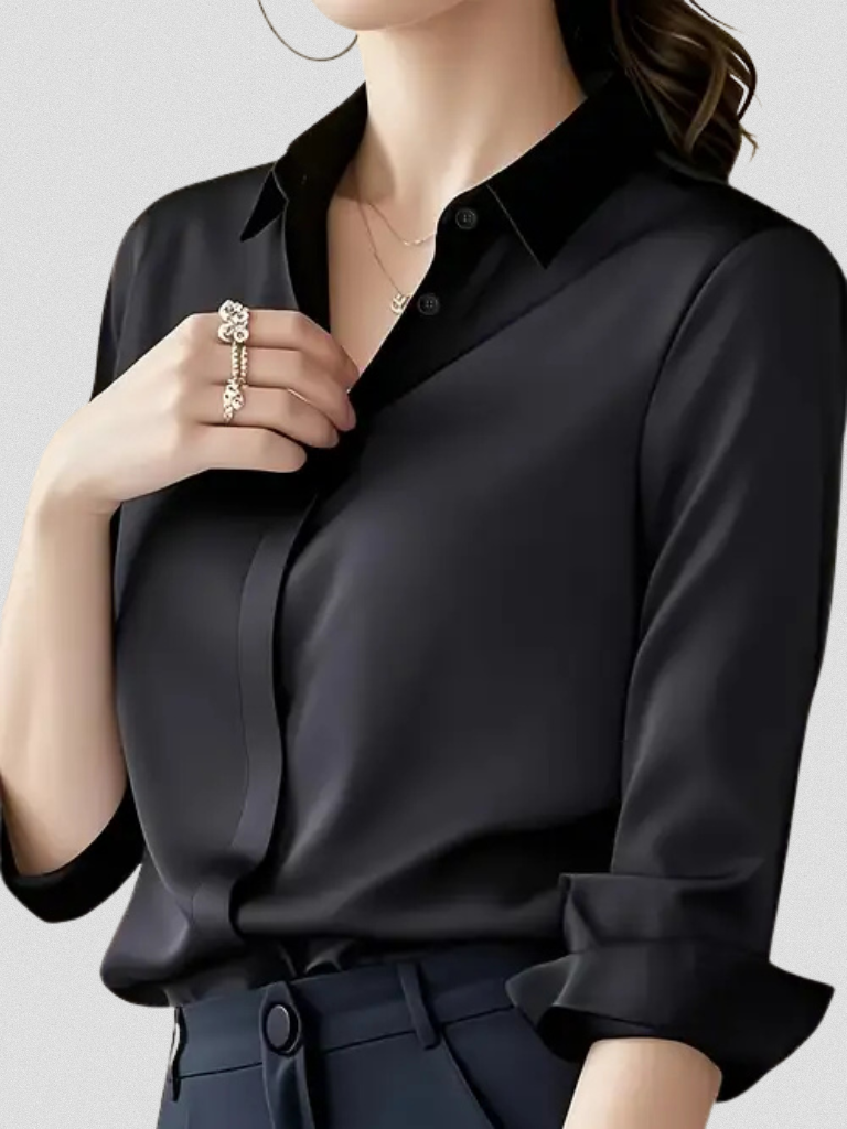 Marielle Bluse In Satin Schau