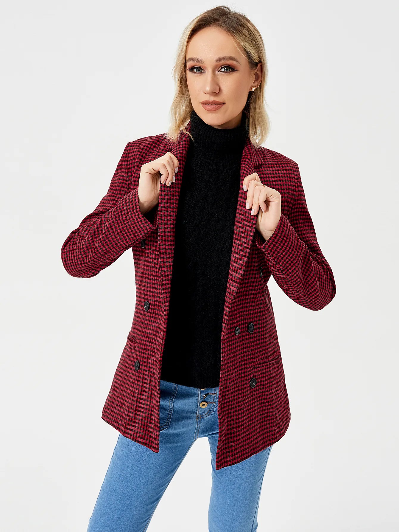 Sabine – Damenblazer Chic Tweed, Limitierte Edition