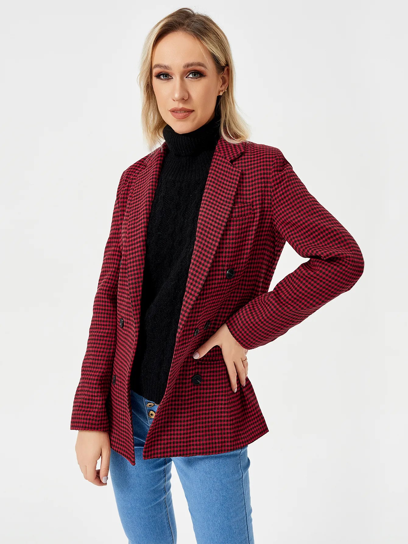 Sabine – Damenblazer Chic Tweed, Limitierte Edition