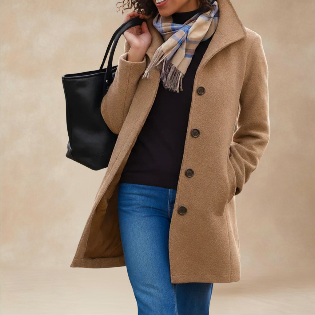 Elmsworth | Schmeichelhafter langer Mantel