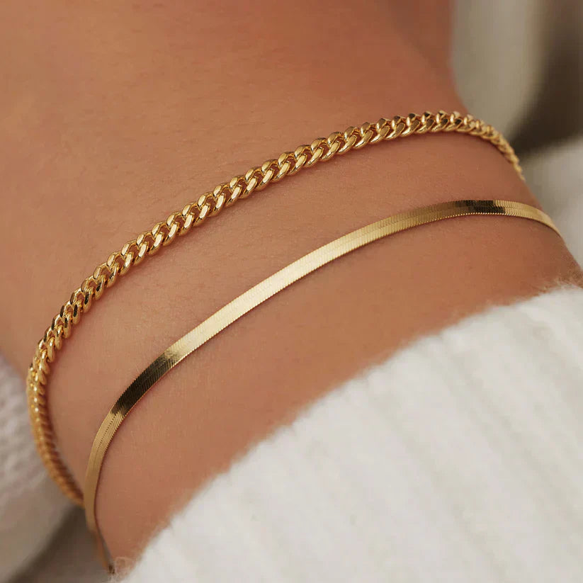 Goldenes Soleil Serpent Armband