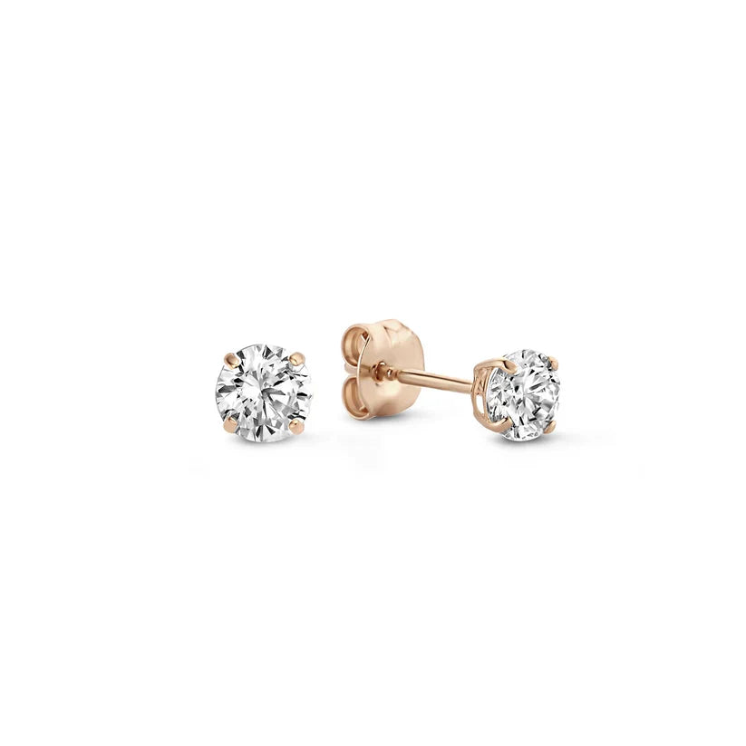 Larmes de Lune Ohrstecker mit Stein | Gold