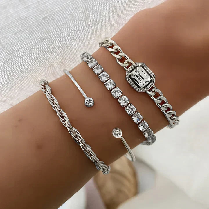 Domitia Calvina Armbandset | Weißgold
